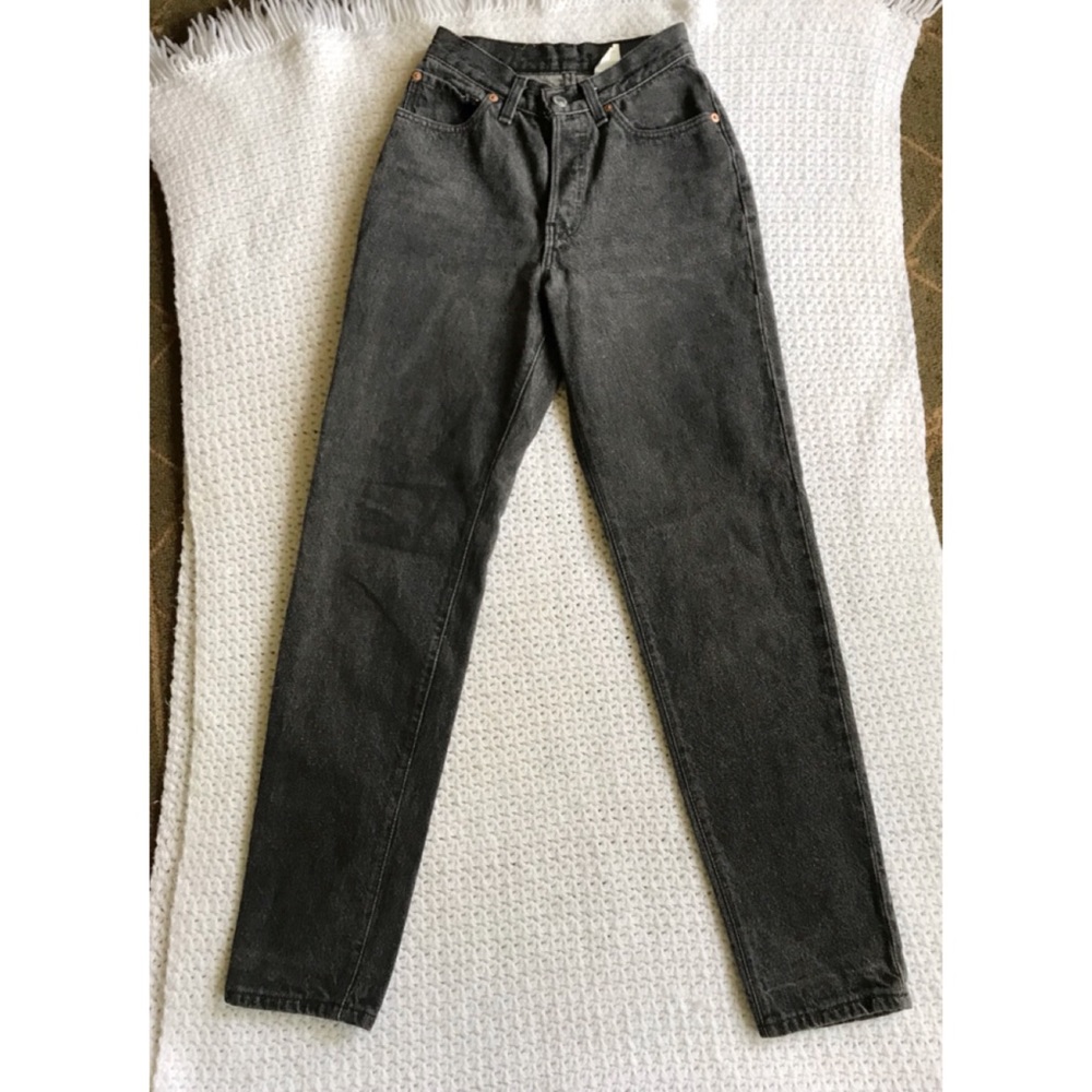 Vintage Black High Waisted Levi's